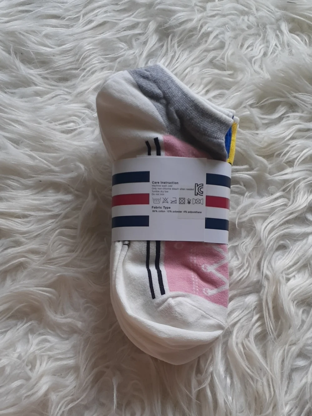 Kony Set of 5 Sneaker Patterned Socks NWT